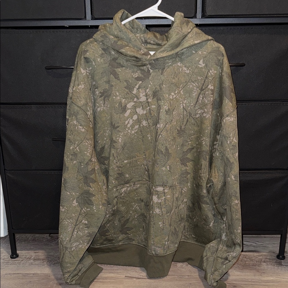 Old Navy Green Camouflage Hoodie